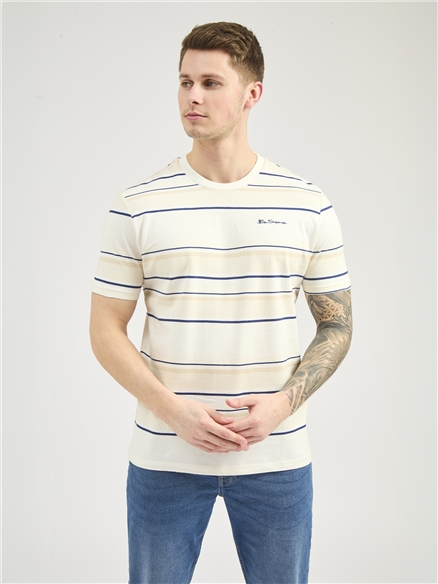 Engineered Striped Tee