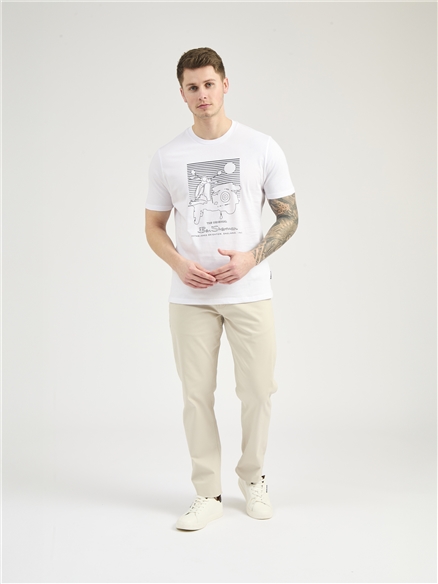 Summer Scooter Print Tee