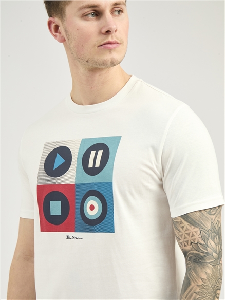 Play Tee in Snow White - Ben Sherman UK