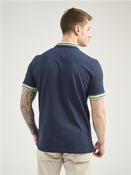 House Collar Logo Pique Polo