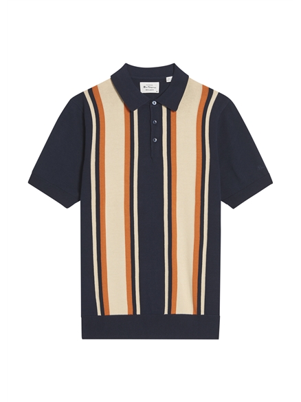 Vertical Stripe Polo
