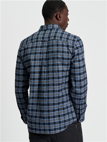 Diffused Gingham Check Shirt