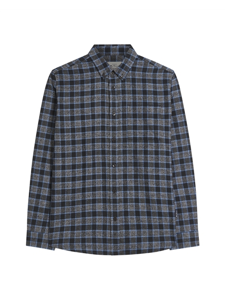 Diffused Gingham Check Shirt