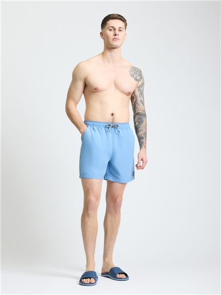 Plain Swim Short in Glacier