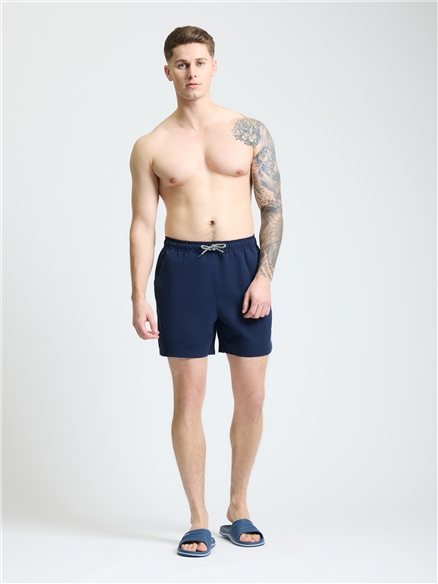 Plain Swim Short in Navy