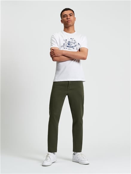 5 Pocket Twill Trouser in Khaki
