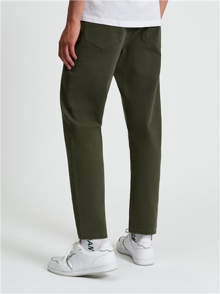 5 Pocket Twill Trouser in Khaki