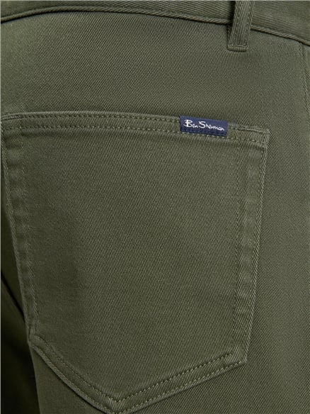 5 Pocket Twill Trouser in Khaki