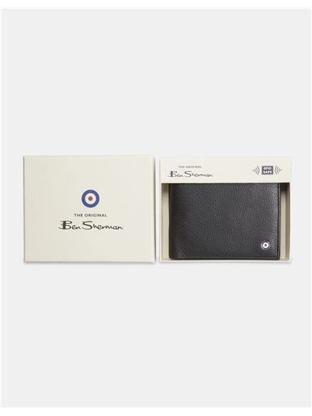 Boxed Leather Contrast Wallet