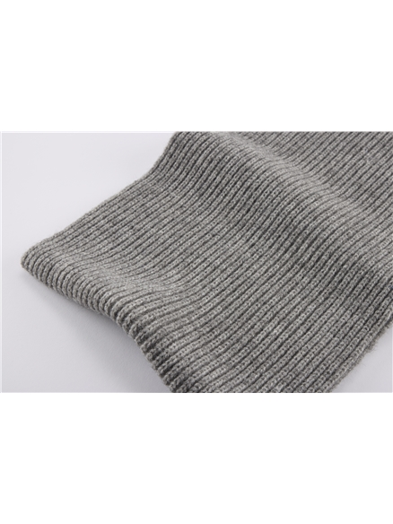 Soft Knit Ribbed Scarf