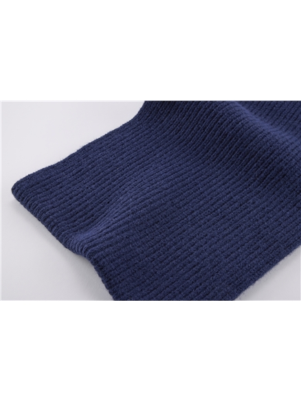 Soft Knit Ribbed Scarf