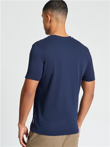Plectrum Target Tee in Dark Navy