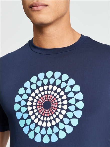 Plectrum Target Tee in Dark Navy
