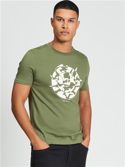 Seagull Target Tee in Loden