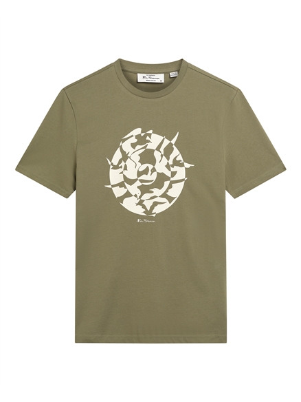 Seagull Target Tee in Loden
