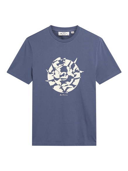 Seagull Target Tee in Indigo