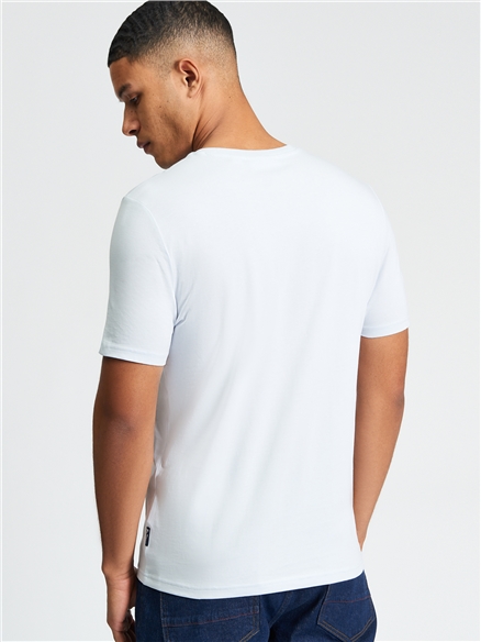  Short Sleeve Smash Target Tshirt in Light Blue