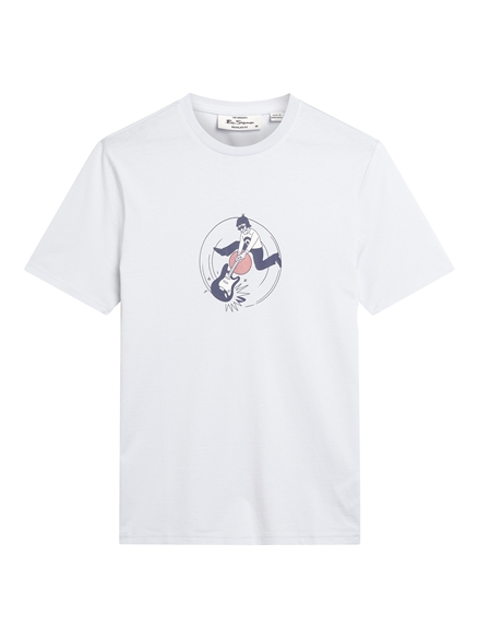  Short Sleeve Smash Target Tshirt in Light Blue
