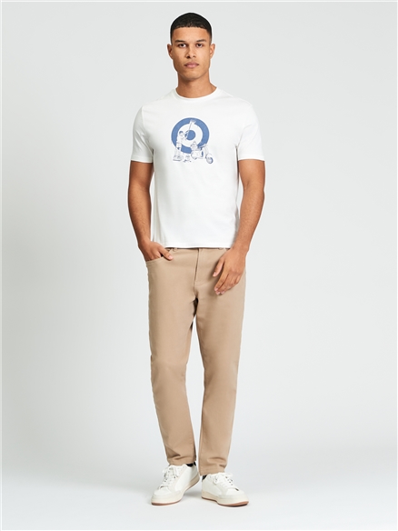 Rascal Target Tee in Ivory