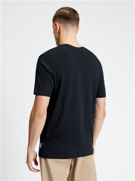 Record Swap Tee in Black