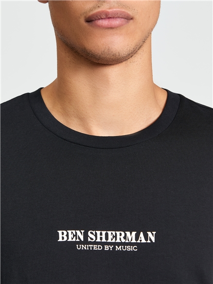 World Broadcast Tee in Black