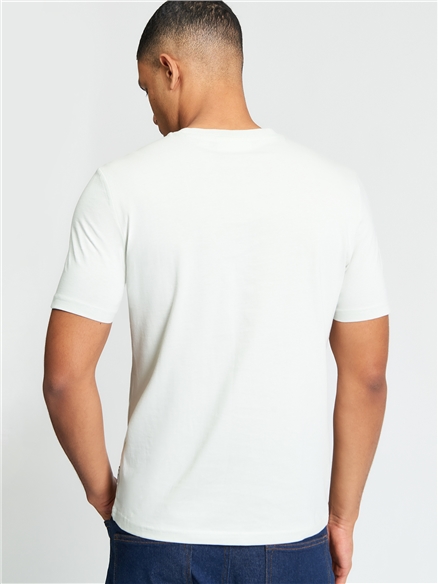 Short Sleeve Brighton Beach Social Club Tshirt in Blue Grey