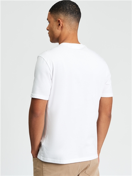 Short Sleeve Seaside Sessions Tshirt in White