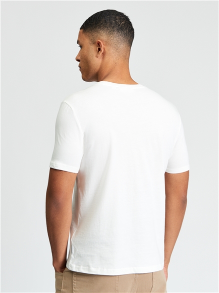 Race Day Tee in Ivory