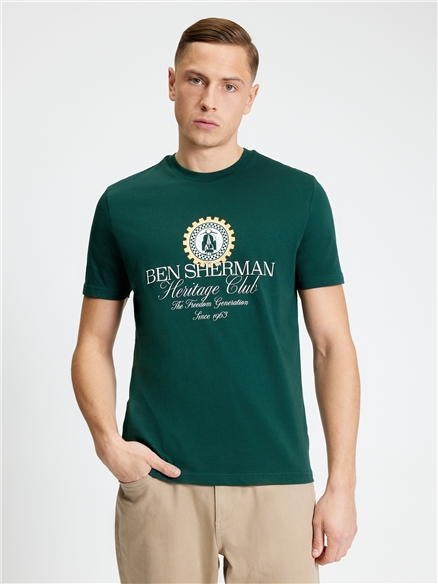Heritage Club Tee in Forest