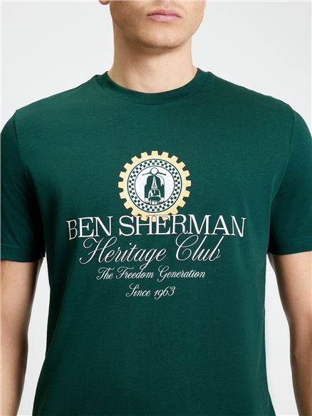 Heritage Club Tee in Forest