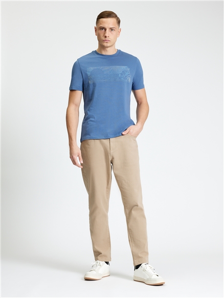 A Way Of Life Tee in Indigo