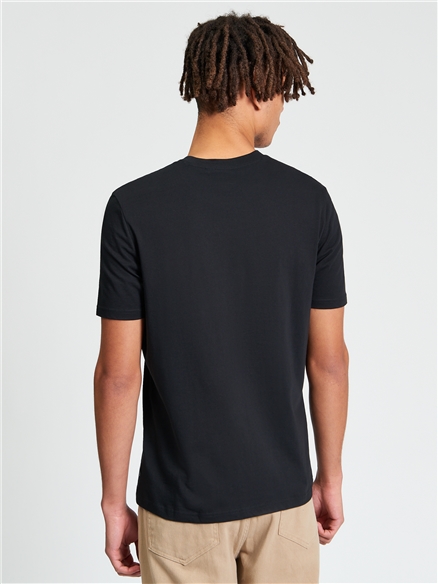Short Sleeve Festival Pass Tshirt in Black