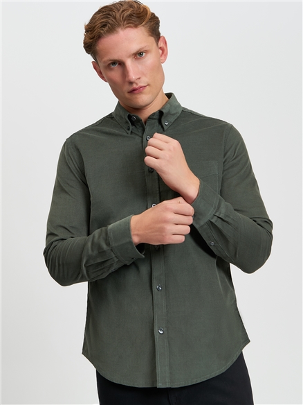 Plain Cord Shirt