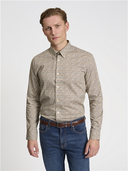 Long Sleeve Winter Floral Print