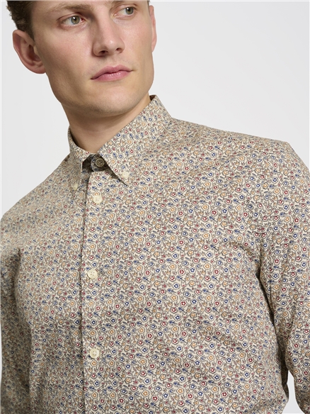 Long Sleeve Winter Floral Print