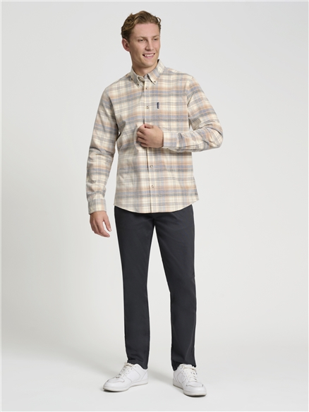 Long Sleeve Corduroy Check