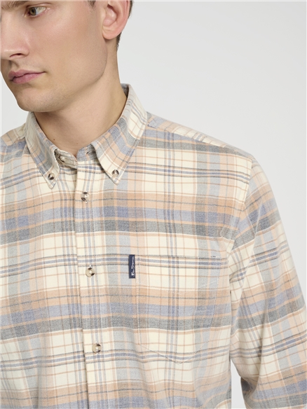 Long Sleeve Corduroy Check