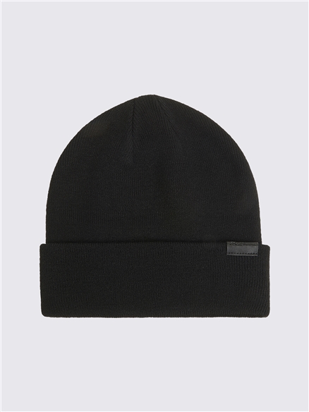 Marina Beanie Hat in Black