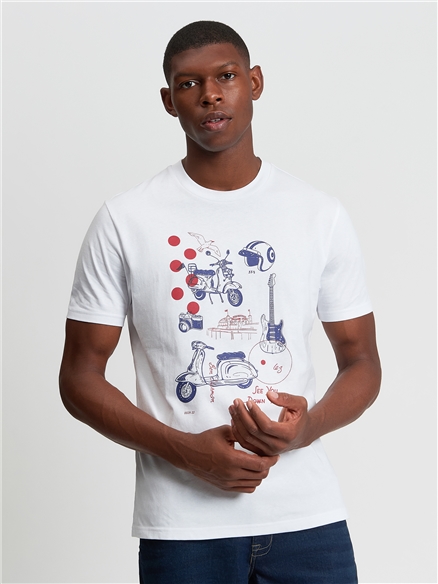 Sketched Modzine Tee