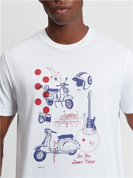 Sketched Modzine Tee