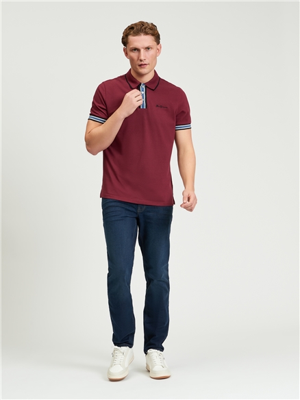 Placket Interest Polo