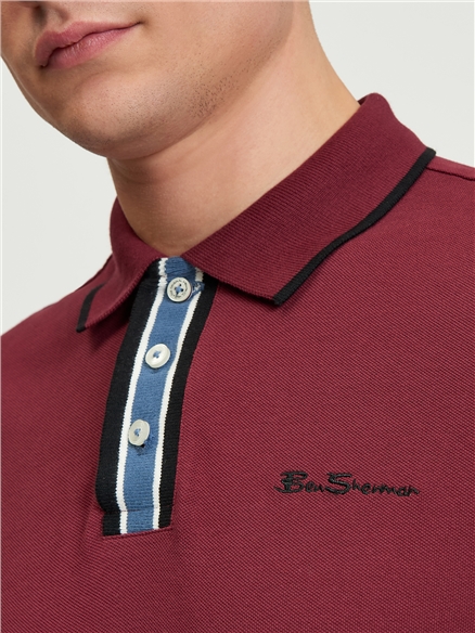 Placket Interest Polo