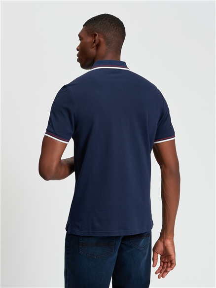 Guitar Embroidered Polo