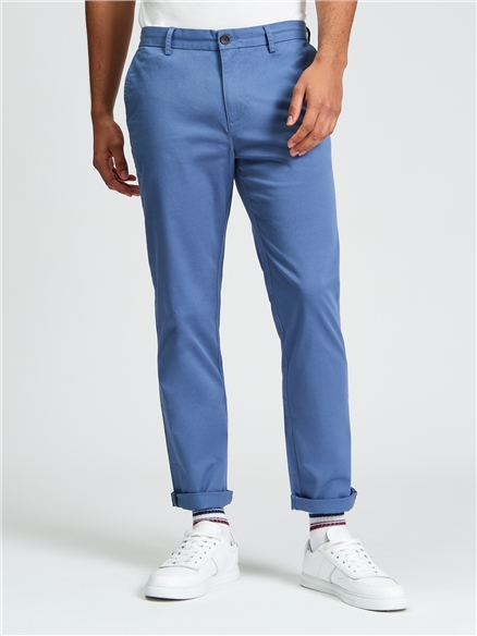 Signature Slim Stretch Chino in Indigo