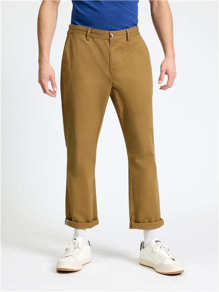 Signature Slim Stretch Chino in Camel