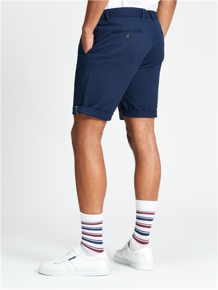 Signature Chino Short in Dark Navy