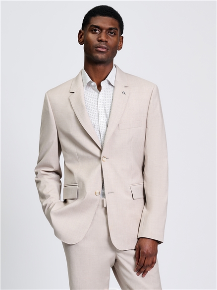 Signature Twill Jacket in Oatmeal
