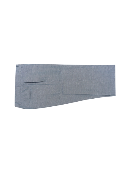 Puppytooth Linen Blend Trouser