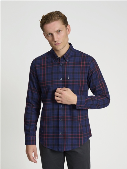 Check Brushed Flannel Shirt