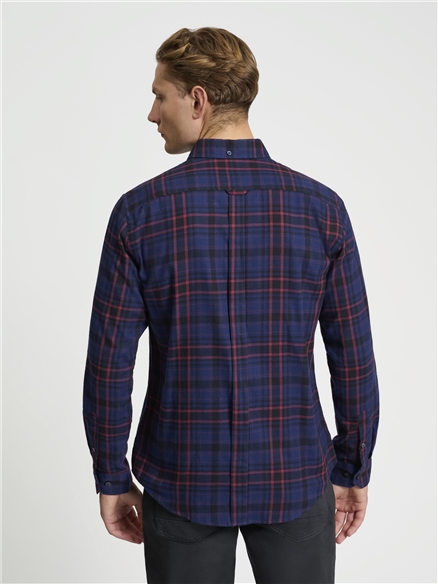 Check Brushed Flannel Shirt